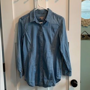 jJill XS denim shirt.